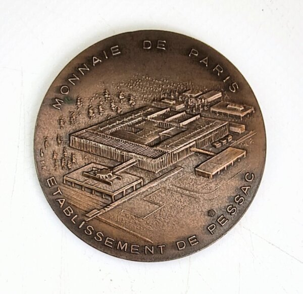 MEDAILLE 5ième République VISITE PESSAC MONNAIE DE PARIS EBM90119 – Image 2