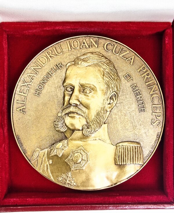 MEDAILLE Maçonnique 33ème Alexandre IOAN CUSA PRINCEPS Roumanie TRES RARE EBM90120 – Image 3