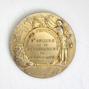 MEDAILLE  Ste D’HORTICULTURE D’ANGERS Vermeil Argent 950°/°° EBM90122