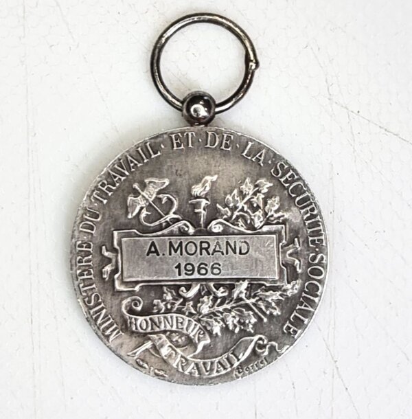 MEDAILLE D'HONNEUR DU TRAVAIL Argent EBM90130 – Image 2