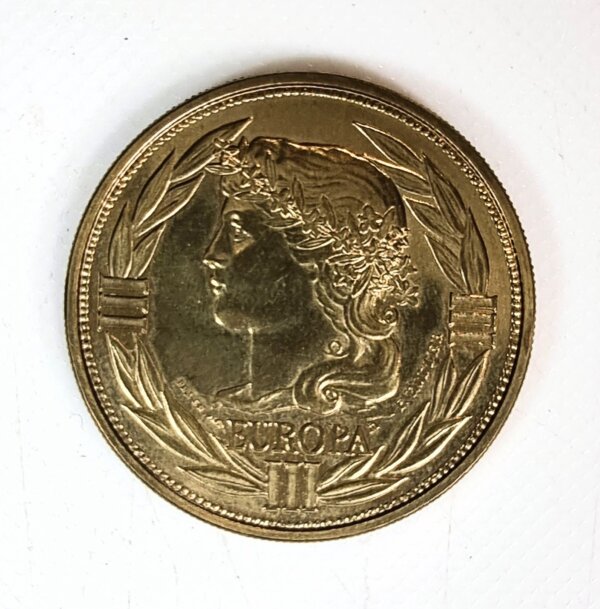 MEDAILLE 5ième République ECU 1992 45000 Exemplaires avec Certificat de Garantie EBM90134