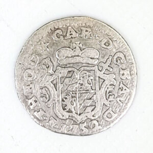 ½ Escalin 1752 TTB Brabant Jean Théodore Bavaria RARE R1 Argent Liège Belgique EB91438