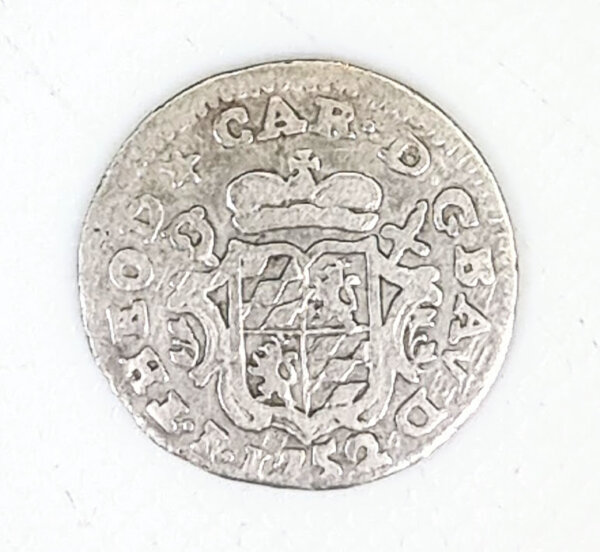 ½ Escalin 1752 TTB Brabant Jean Théodore Bavaria RARE R1 Argent Liège Belgique EB91438