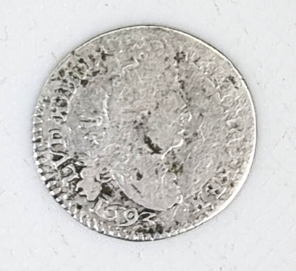 4 Sols aux 2L Louis XIV 1693 TB  Argent 798°/°° EB91439 – Image 2