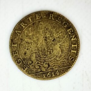 JETON  Etat de BOURGOGNE Louis XIII « La Loi doit être la sauvegarde du peuple » 1614 RARE R1  EBJ90065