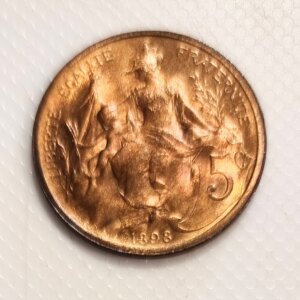 5 Centimes Daniel DUPUIS 1898 SPL EB91148