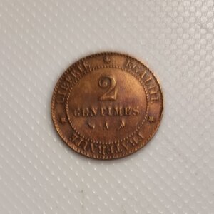 2 Centimes Cérès 1897 A SUP+ EB91416