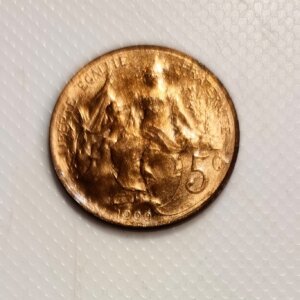 5 Centimes Daniel DUPUIS 1900 SPL EB91449