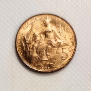 5 Centimes Daniel DUPUIS 1902 SPL EB91450