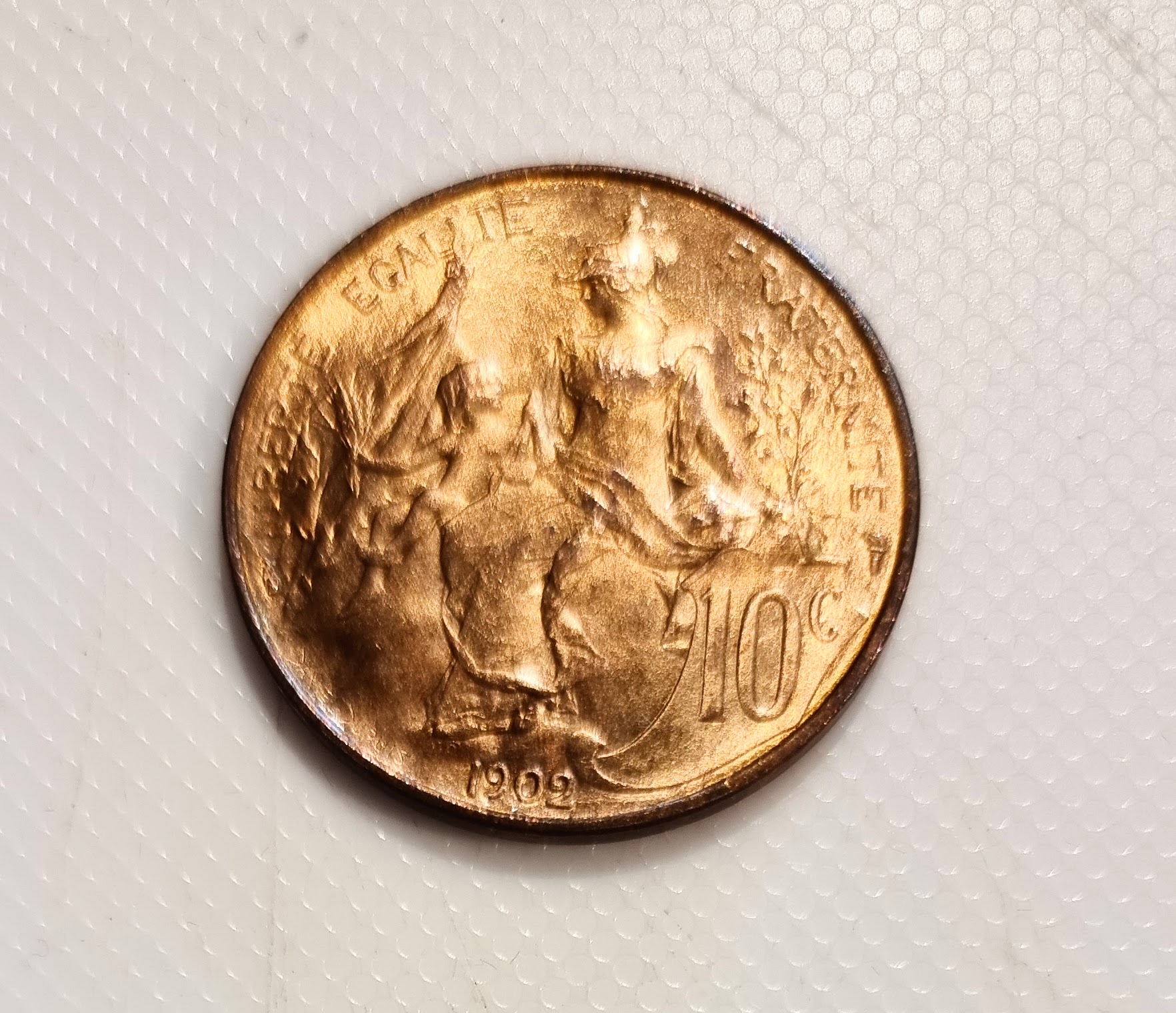 10 Centimes Dupuis 1902 SPL EB91452 – Image 2