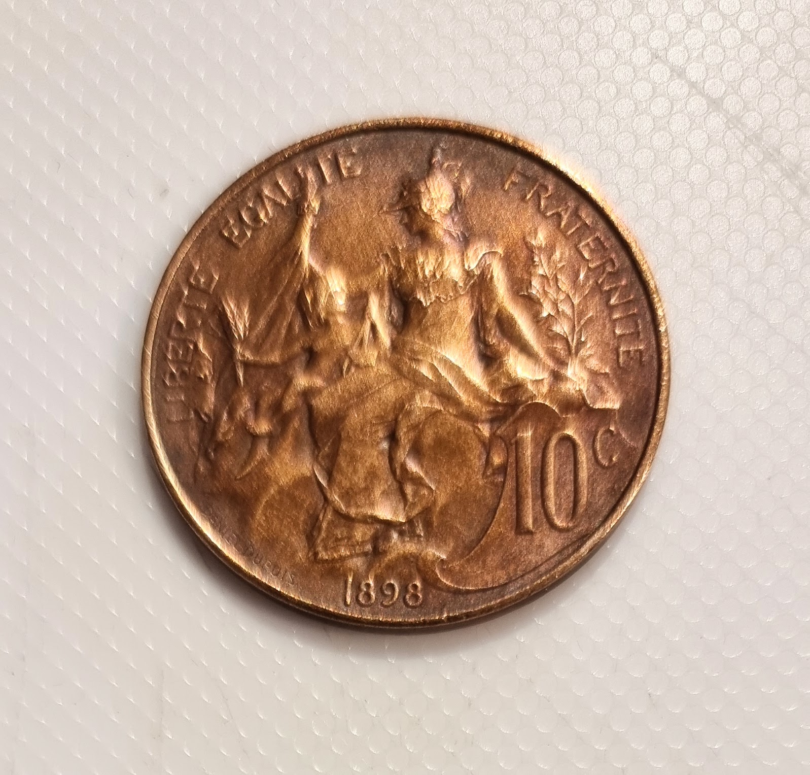 10 Centimes Dupuis 1898 SPL EB91455 – Image 2