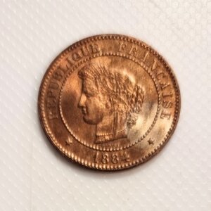 5 Centimes Cérès 1884 A SPL  EB91456