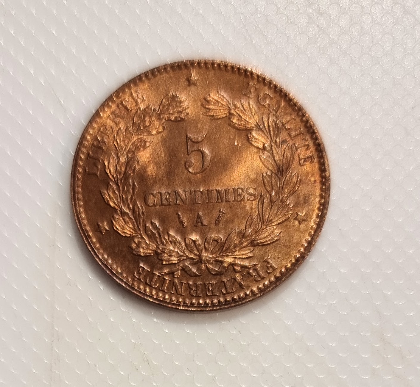 5 Centimes Cérès 1884 A SPL  EB91456 – Image 2