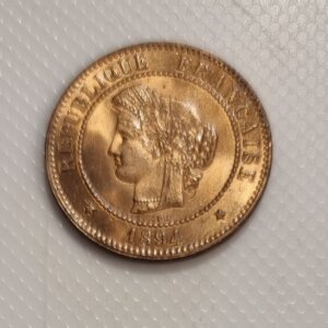 5 Centimes Cérès 1894 A FDC Très RARE en L Etat  EB91457