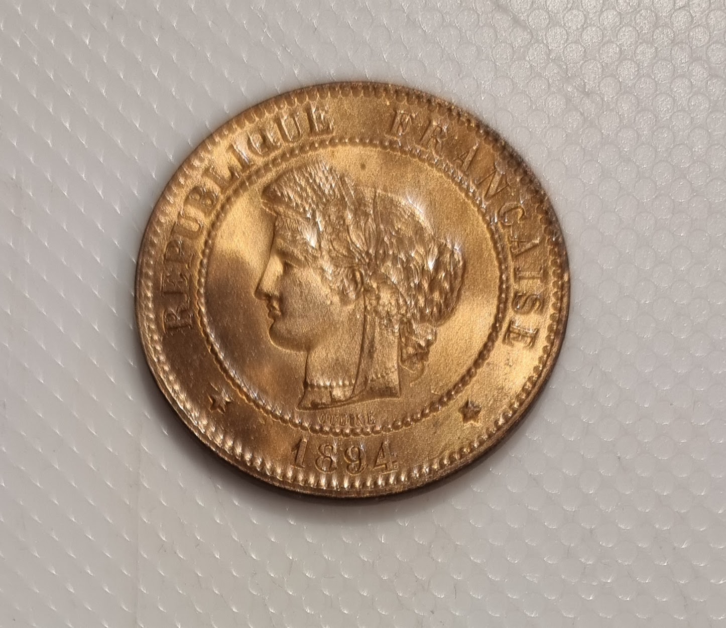 5 Centimes Cérès 1894 A FDC Très RARE en L Etat  EB91457