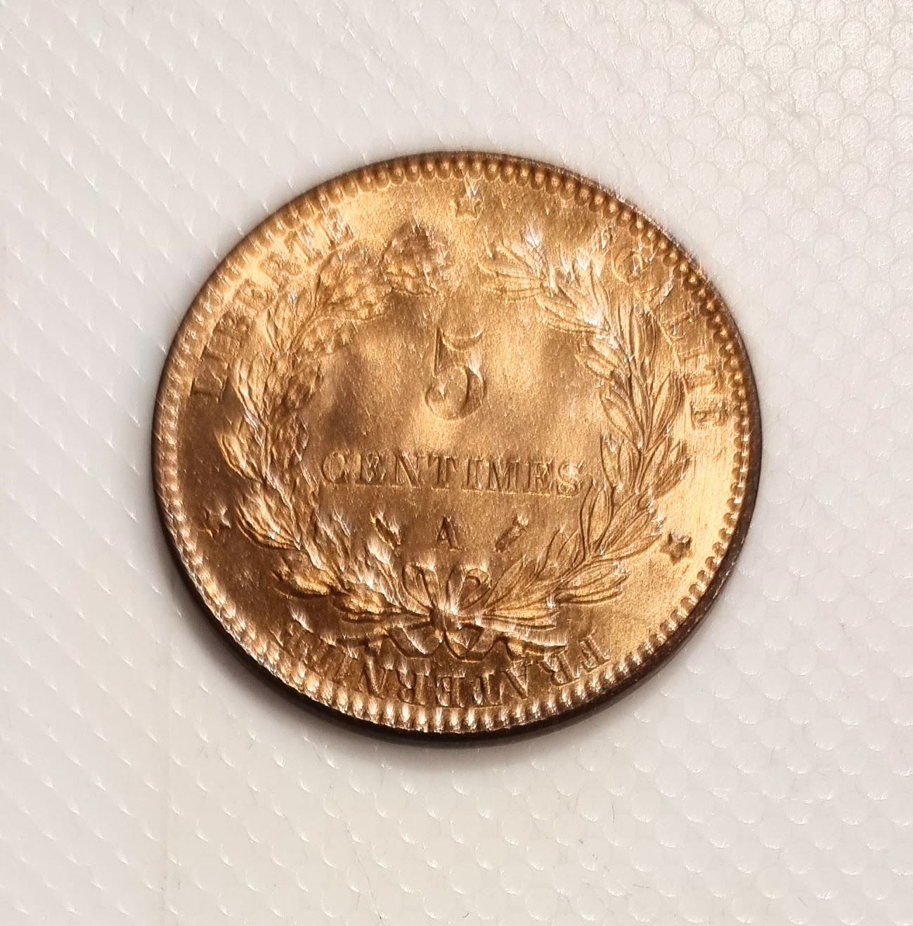 5 Centimes Cérès 1894 A FDC Très RARE en L Etat  EB91457 – Image 2