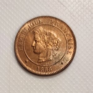 5 Centimes Cérès 1888 A SPL  EB91458
