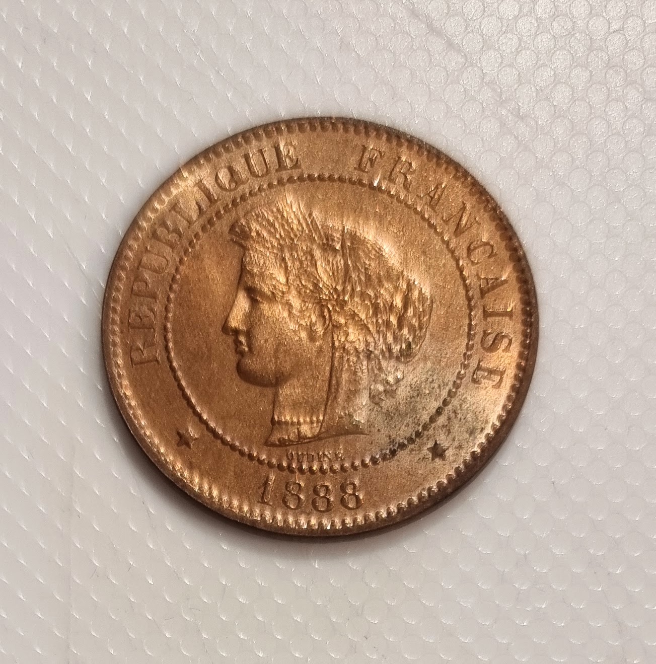 5 Centimes Cérès 1888 A SPL  EB91458