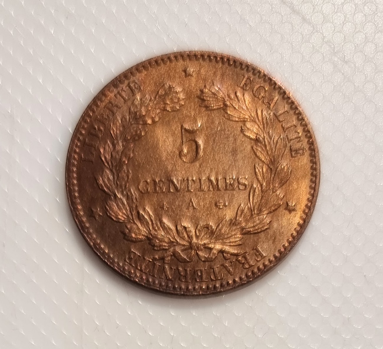 5 Centimes Cérès 1875  A SPL  EB91460 – Image 2