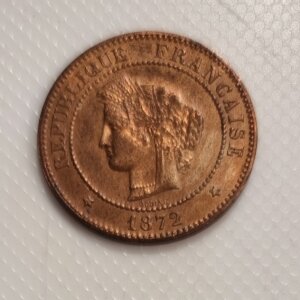 5 Centimes Cérès 1872 Petit A SPL RARE   EB91461
