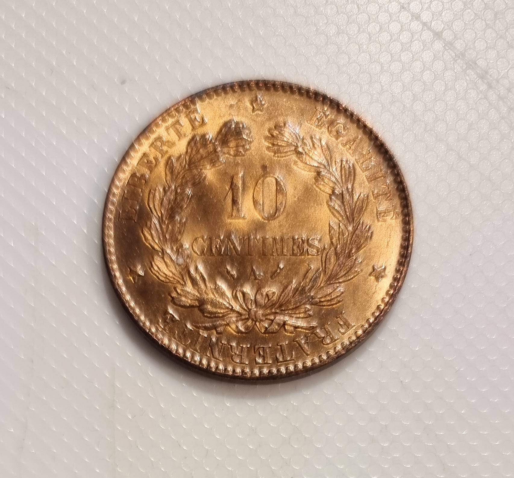 10 Centimes Cérès1884 A SPL EB91463 – Image 2