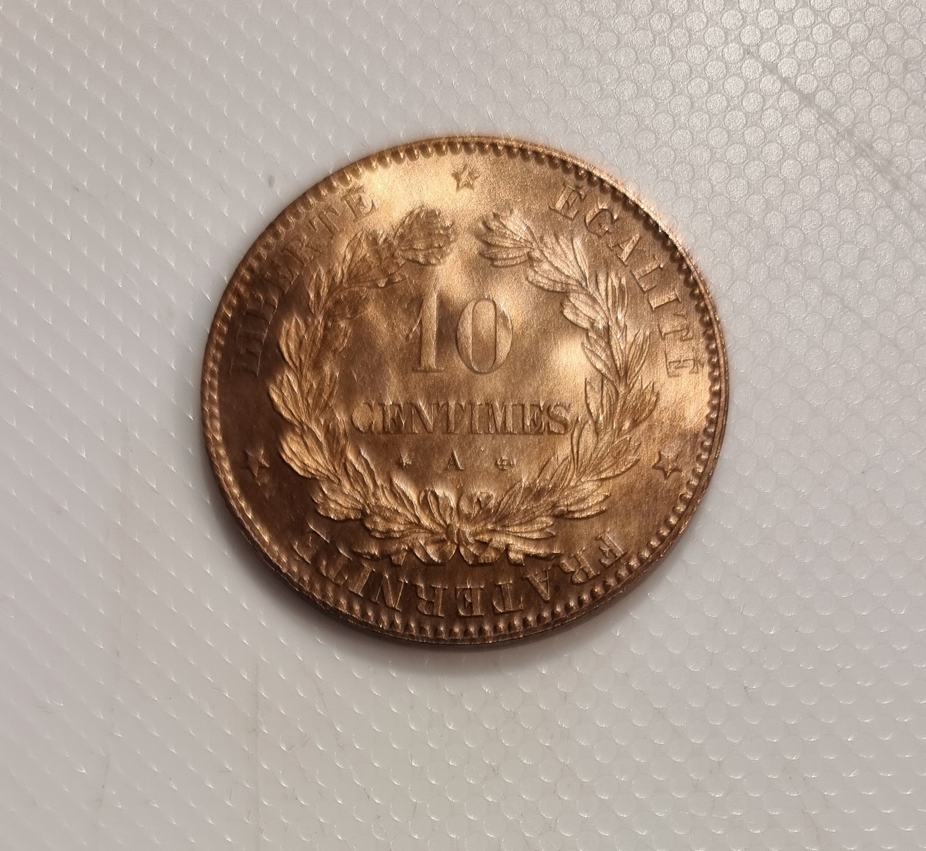 10 Centimes Cérès1874 A SPL EB91466 – Image 2