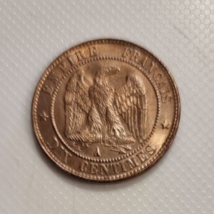 10 Centimes Napoléon III tête nue 1857 A SPL- EB91474