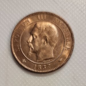 10 Centimes Napoléon III tête nue 1857 A SPL EB91475