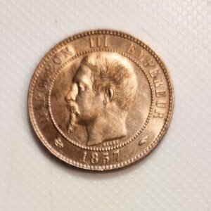 10 Centimes Napoléon III tête nue 1857 A SPL  EB91477