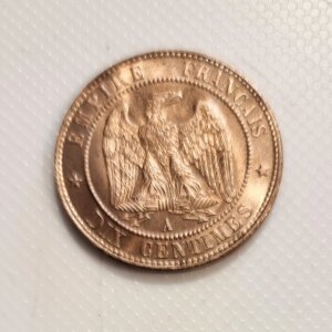 10 Centimes Napoléon III tête nue 1857 A SPL  EB91477
