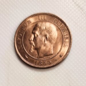 10 Centimes Napoléon III tête nue 1853 BB SPL EB91481