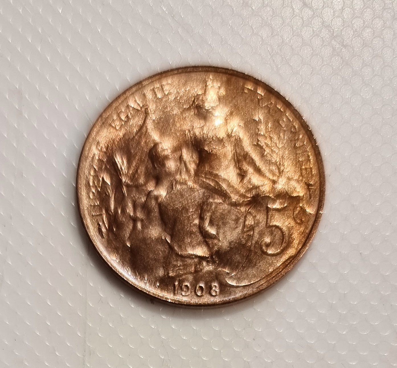 5 Centimes Daniel DUPUIS 1908 SPL EB91483 – Image 2