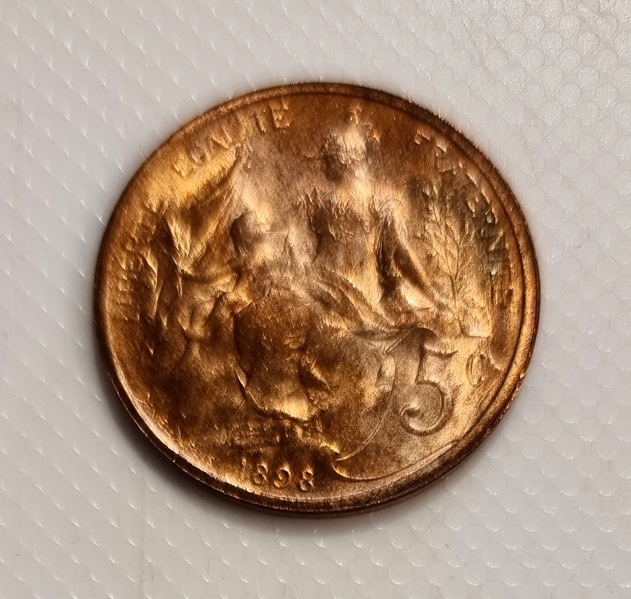 5 Centimes Daniel DUPUIS 1898 SPL EB91485 – Image 2