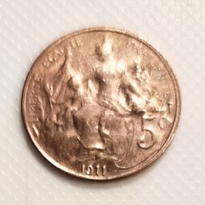 5 Centimes Daniel DUPUIS 1911 SPL EB91486