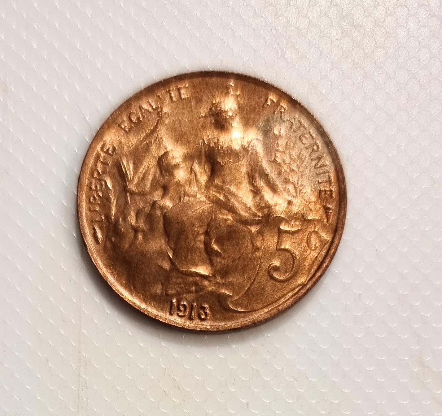 5 Centimes Daniel DUPUIS 1913 SUP EB91488 – Image 2