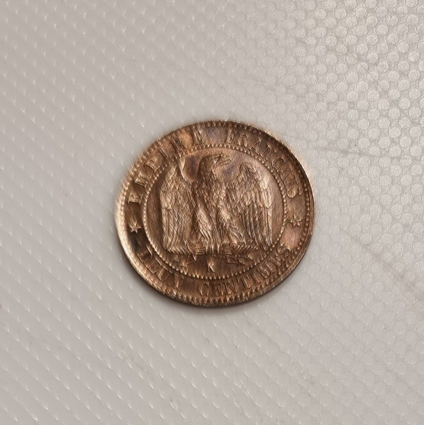 2 Centimes Napoléon III tête Laurée 1862 K SUP EB91497 – Image 2