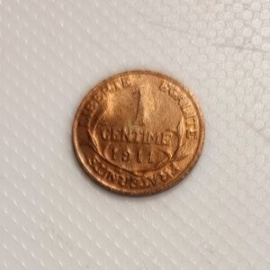 1 Centime Daniel Dupuis1911 TTB EB91498