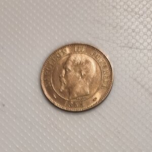 2 Centimes Napoléon III tête nue 1853 A SUP EB91500
