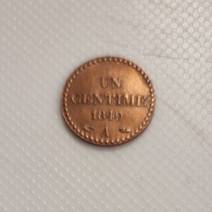 1 Centime Dupré1849 A SUP EB91502