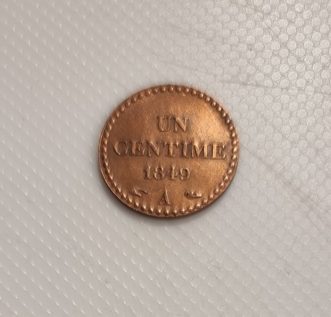 1 Centime Dupré1849 A SUP EB91502 – Image 2