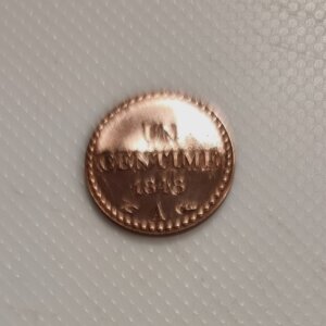 1 Centime Dupré1848 A SPL EB91504