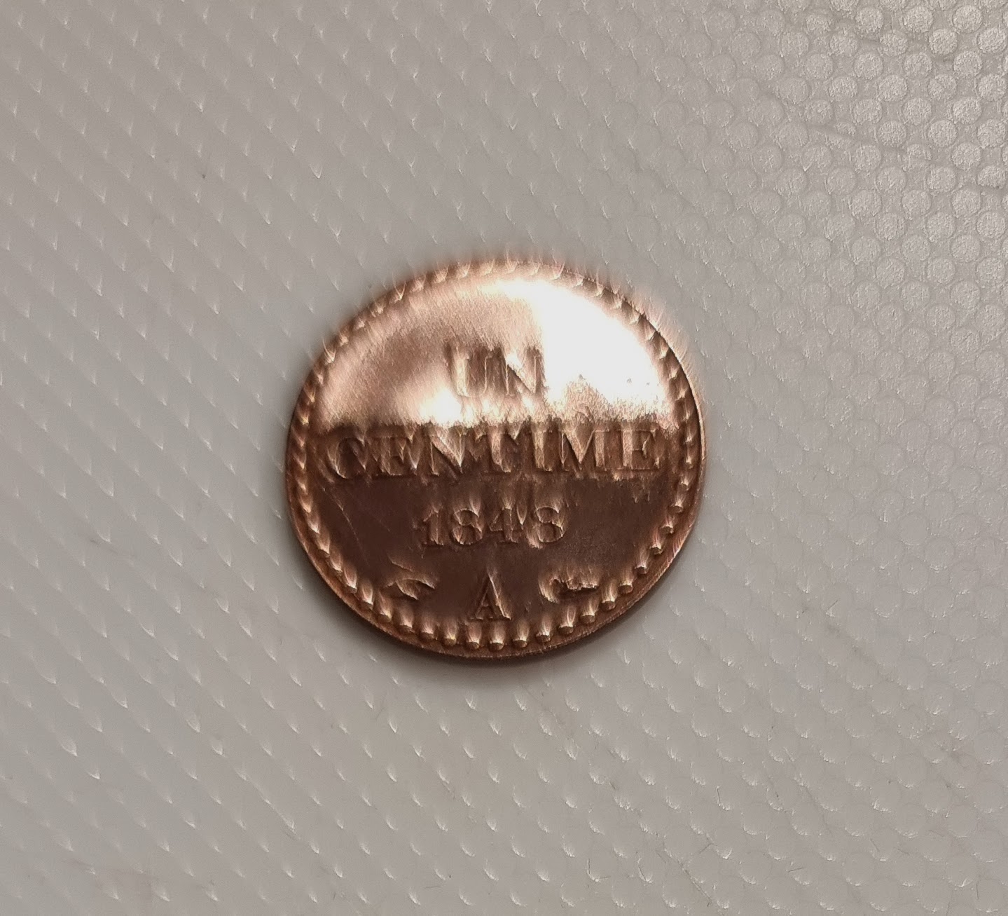 1 Centime Dupré1848 A SPL EB91504 – Image 2