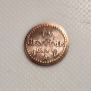 1 Centime Dupré AN 6 A Petit A TTB EB91507