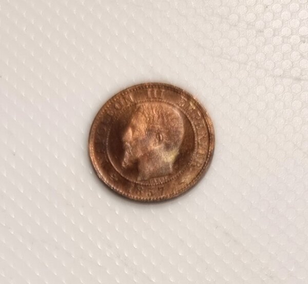 1 Centime Napoléon III tête nue 1857A SUP EB91510