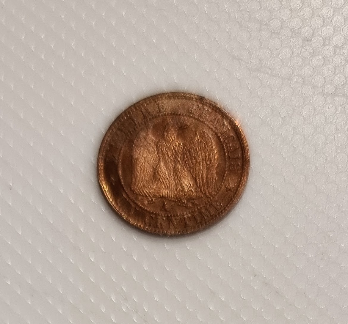 1 Centime Napoléon III tête nue 1857A SUP EB91510 – Image 2