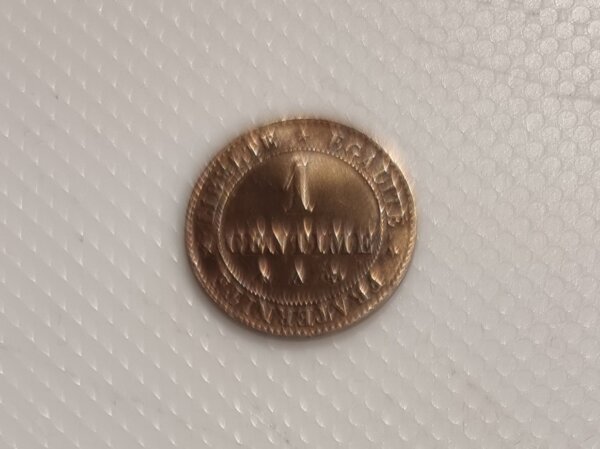 1 Centime Cérès 1872 A SPL- EB91512 – Image 2