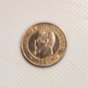 2 Centimes Napoléon III tête nue 1853 A SPL- EB91517