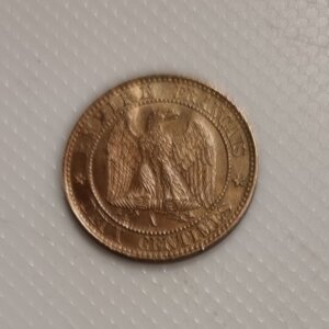 2 Centimes Napoléon III tête nue 1853 A SPL- EB91517