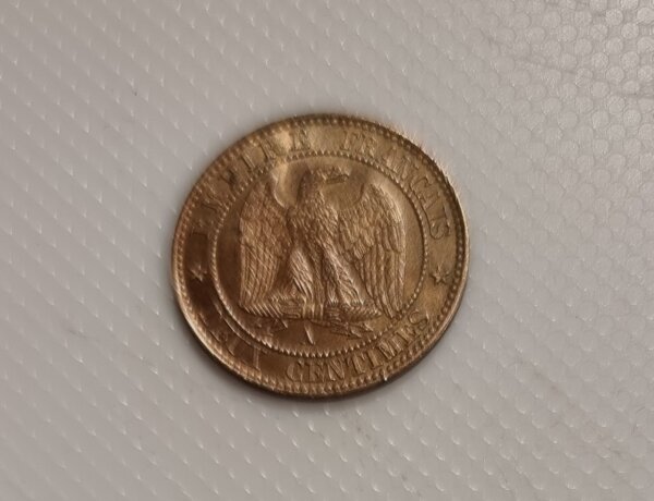 2 Centimes Napoléon III tête nue 1853 A SPL- EB91517 – Image 2