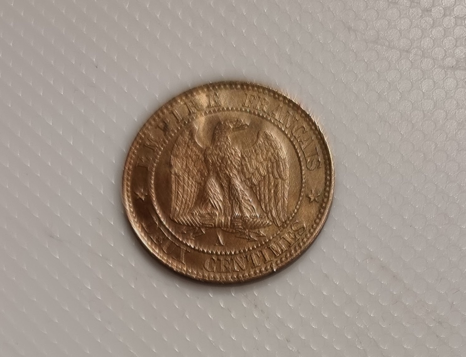 2 Centimes Napoléon III tête nue 1853 A SPL- EB91517 – Image 2